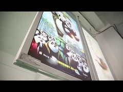 reprodutor de publicidade pendurado