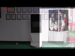 Quiosque de sinalização digital dupla face interna de 43 polegadas opcional para chão