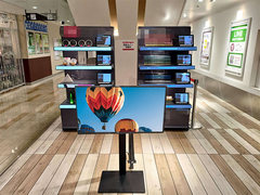 Exposição do LCD da barra