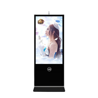 Assoalho interno que está o Signage Android de Digitas toque capacitivo do toque do IR de 10 pontos