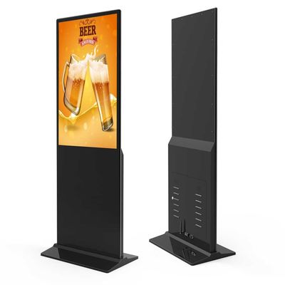 Exposição interna vertical do LCD do tela táctil do Signage 55inch de Digitas do suporte do assoalho multi