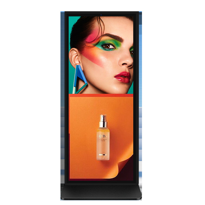 Splicing 70 Inch 4K LCD Publicidade Quiosque com Software CMS Grátis Alta Resolução