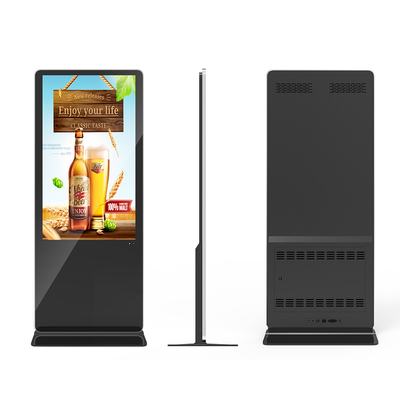 VETO Display de publicidade interior 43 49 55 polegadas Totem Vertical com Auto Media Player