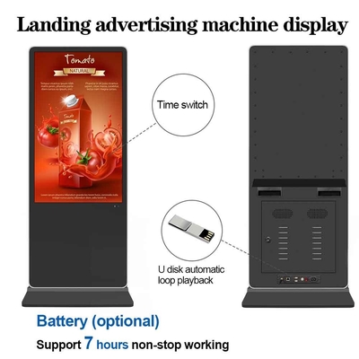 Display interativo VETO de 43 polegadas com Wi-Fi Auto AD Player Android OS Resolução 1920×1080