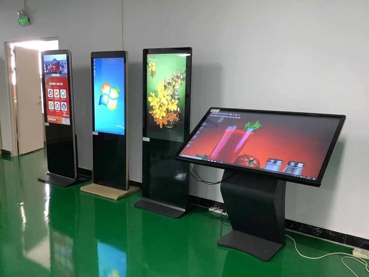 VETO 43 49 55 Inch Indoor Shopping Mall Lcd Display Piso Standing Digital Signage Totem Reclame Player