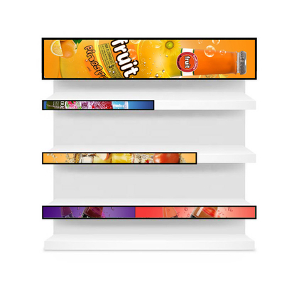 CCC Bar Extrato LCD Display Alto brilho Subway Painel de publicidade Display Screen