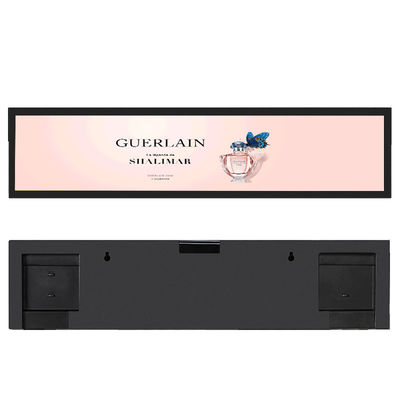 VETO 35 Inch Ultra Wide Digital Shelf Ddge Publicidade Ecrã 4k Bar LCD Display Para Supermercado