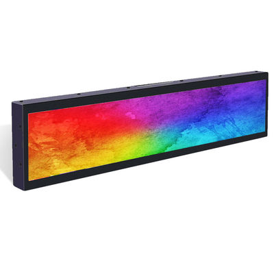Qualidade Ultra Thin Android Stretched Bar LCD Display with 60000 Hours Life Expectancy for Digital Signage fábrica